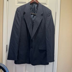 100% Wool Adolfo Suit Jacket size XL 44